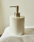 Ceramic bathroom soap dispenser