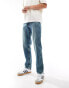 Фото #4 товара DTT rigid straight fit jeans in mid blue