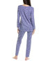 Фото #2 товара N Natori 2Pc Ottoman Pajama Set Women's