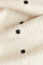 Фото #4 товара Rib-knit Button-front Dress