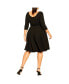 Фото #2 товара Plus Size Super Sweet Elbow Sleeve Dress