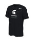 Фото #2 товара Men's Black Michigan State Spartans Alternate T-shirt