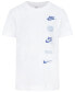 ფოტო #1 პროდუქტის Toddler Boys Club Plus Badge Short Sleeves T-shirt