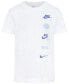 ფოტო #1 პროდუქტის Little Boys Club Plus Badge Short Sleeves T-shirt