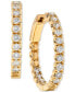 ფოტო #1 პროდუქტის Diamond In & Out Hoop Earrings (1 ct. t.w.) in 14k White or Yellow Gold