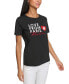 Фото #3 товара Women's Love From Paris Graphic T-Shirt