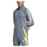 Спортивная толстовка Adidas Tiro24 с молнией Team Onix / Semi Solar Yellow, L - фото #2