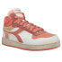 Diadora Magic Basket Demi Icona High Top Womens Orange, White Sneakers Casual S 7.5 - фото #2