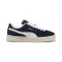 Puma Suede XL Hairy 39724101 Mens Blue Suede Lifestyle Sneakers Shoes