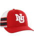 Фото #2 товара Men's Scarlet Distressed Nebraska Huskers Straight Eight Adjustable Trucker Hat