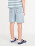 Фото #4 товара Knee Length Baggy Non-Stretch Jean Shorts for Boys