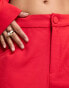 Фото #8 товара Never Fully Dressed dynasty slouchy trousers in bright red