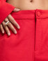 Never Fully Dressed dynasty slouchy trousers in bright red