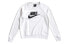 Nike Sportswear Essential Logo印花针织圆领卫衣 女款 灰白色 / Толстовка Nike Sportswear Essential Logo BV4113-051