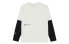 New Balance 拼色休闲长袖套头T恤 情侣款 白色 / Футболка New Balance NDA34013-IV T-Shirt