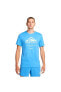Фото #2 товара Dri-Fit Run Trail Erkek Mavi Koşu T-Shirt