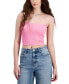 ფოტო #1 პროდუქტის Juniors' Seamless Cropped Tube Top