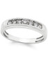 ფოტო #1 პროდუქტის Men's Diamond Band (1/2 ct. t.w.) in 10k White Gold