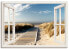 Фото #1 товара Leinwandbild Fenster Strand Langeoog