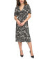 ფოტო #1 პროდუქტის Women's Floral V-Neck Dress