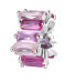 Фото #1 товара Fashion silver pendant Fancy Vibrant Pink FVP03