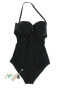 Cia.Maritima 267568 Women's Black One Piece Swimsuit Size L