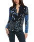 Фото #1 товара Red Valentino Silk Shirt Women's Blue 36