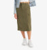 Фото #1 товара Levi's Premium Women's Olive Green Cargo Midi Skirt Size 27 NEW #A75390003