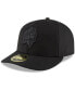 Фото #5 товара Men's Black Tampa Bay Buccaneers Historic Logo Black on Black Low Profile 59FIFTY II Fitted Hat