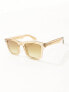 Spitfire cut ninety one square sunglasses in tan - фото #3