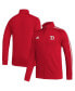 Фото #1 товара Men's Red Detroit Red Wings Raglan Full-Zip Track Jacket