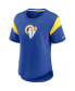 ფოტო #2 პროდუქტის Women's Heather Royal Los Angeles Rams Primary Logo Fashion Top