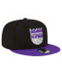 Фото #4 товара Men's Black, Purple Sacramento Kings Official Team Color 2Tone 9FIFTY Snapback Hat
