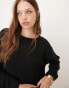 Фото #3 товара JDY reversible rib knitted jumper in black