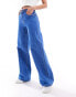 Фото #2 товара Stradivarius wide leg jeans in blue