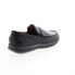 Фото #15 товара Florsheim Central Penny Mens Black Wide Loafers & Slip Ons Penny Shoes