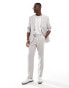 Фото #1 товара River Island linen suit trouser in stone