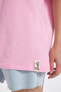 Фото #6 товара Coool Barbie Oversize Fit Baskılı Kısa Kollu Tişört B1093ax23hs