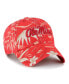 Фото #2 товара Men's Red Ole Miss Rebels Tropicalia Clean Up Adjustable Hat