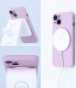 OEM Futerał SILICONE MAG COVER kompatybilny z MagSafe do IPHONE 14 Plus fioletowy - фото #4