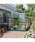 Фото #2 товара Outdoor Backyard Plant Greenhouse/Hot House w/ Rooftop Vent & Walls