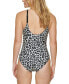 Фото #2 товара Calvin Klein Women s Twist Tummy Control One Piece Swimsuit Black Size 4