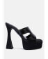 Фото #1 товара pda croc high heel platform sandals