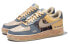 【定制球鞋】 Nike Air Force 1 Low 07 野鹤制造 空军一号 复古油画风主题 阿玛戎之战 做旧 礼盒 低帮 板鞋 男女同款 米蓝黄 / Кроссовки Nike Air Force DZ2771-121