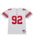 ფოტო #3 პროდუქტის Men's Michael Strahan White New York Giants Legacy Replica Jersey