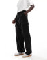 Фото #2 товара ASOS DESIGN smart co-ord wide cargo trouser in black