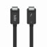 Belkin INZ002bt2MBK - Male - Male - 2 m - Black - 40 Gbit/s - 100 W