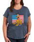 ფოტო #1 პროდუქტის Trendy Plus Size Pluto Graphic T-shirt
