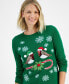 ფოტო #3 პროდუქტის Women's Merry Robins Crewneck Sweater, Created for Macy's