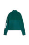 Power Colorblock Kadın Yeşil Sweatshirt